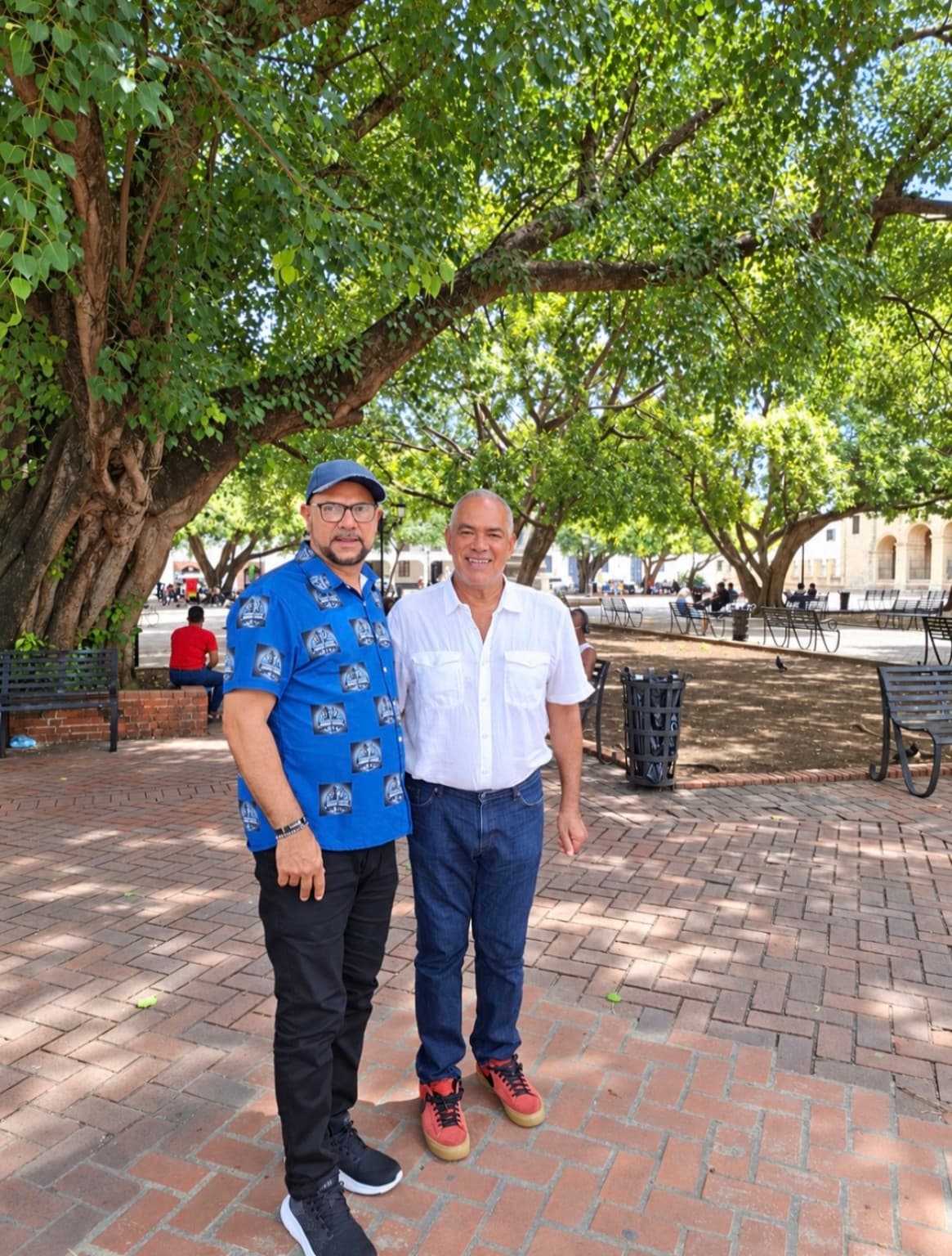 Compartiendo con el Gran Maestro dominicano Ramón Mateo